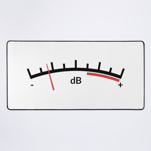 Item preview, Decibels VU Meter – Sound Engineer Minimal Graphic designed and sold by TipTop GFX.