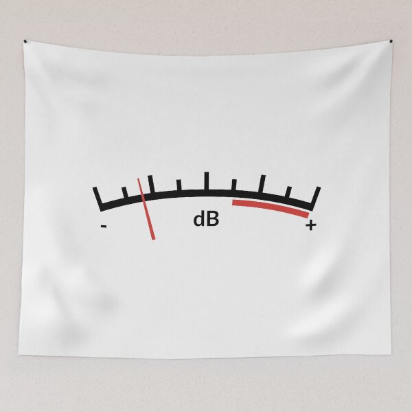 Item preview, Decibels VU Meter – Sound Engineer Minimal Graphic designed and sold by TipTop GFX.