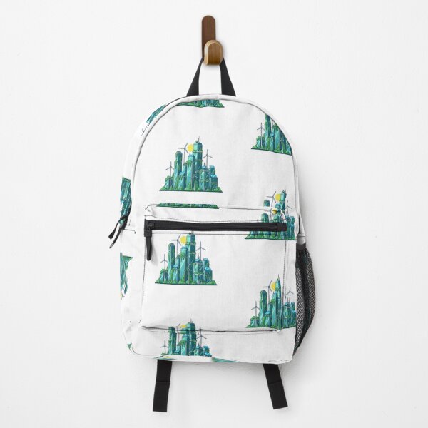 Item preview, Solarpunk Sustainable City - Green Urbanism Aesthetic Design designed and sold by MarsupilamiFans.