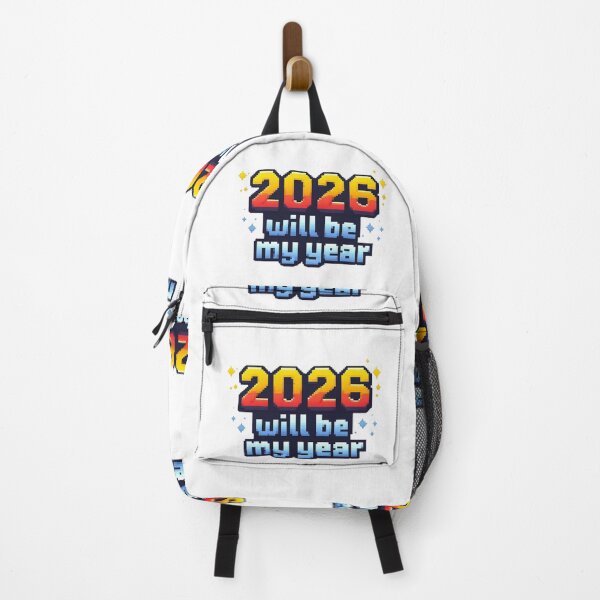 Item preview, 2026 Will Be My Year – Motivational Pixel Typography Sticker designed and sold by Gurjeetpixelart.