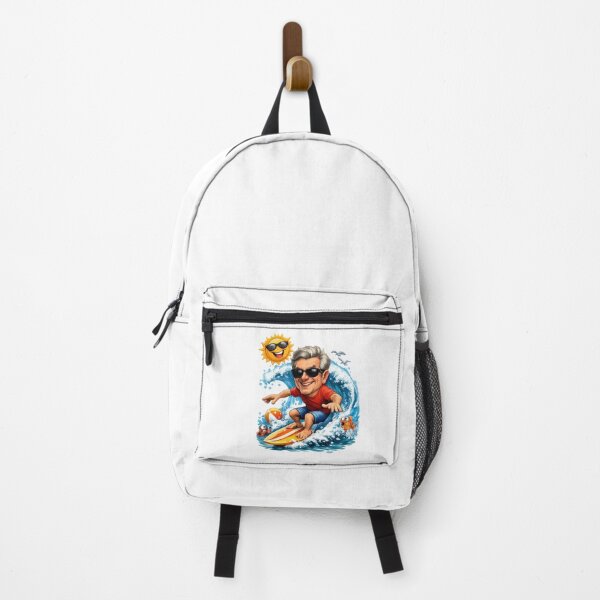 Item preview, Old man surfs on a huge wave designed and sold by Taoufik79-shop.
