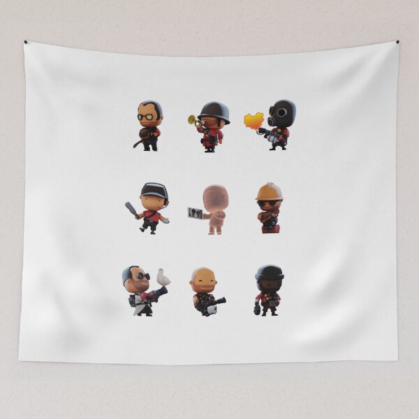 Item preview, Team Fortress 2 Mini Character Collection designed and sold by animefan1368.