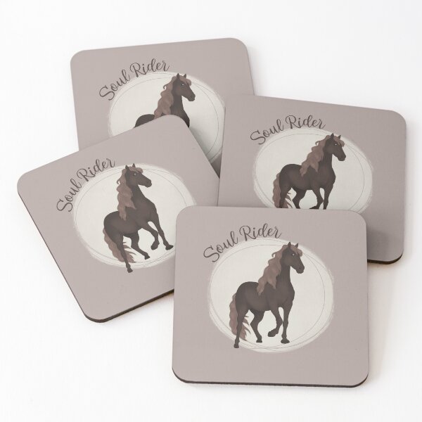 Item preview, Soul Rider – Elegant Horse Illustration for Horse Lovers designed and sold by AnnikaisDrawing.