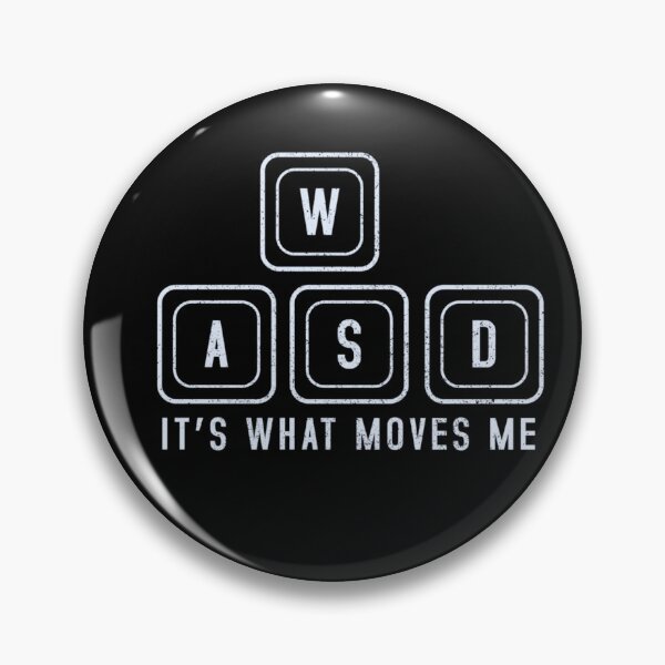 Item preview, Minimal Keyboard Movement Quote Design For Competitive PC Gamers designed and sold by GenioFin.
