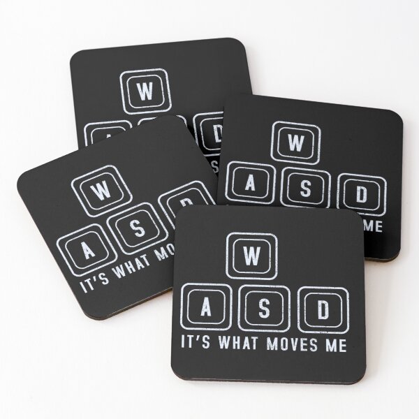 Item preview, Minimal Keyboard Movement Quote Design For Competitive PC Gamers designed and sold by GenioFin.