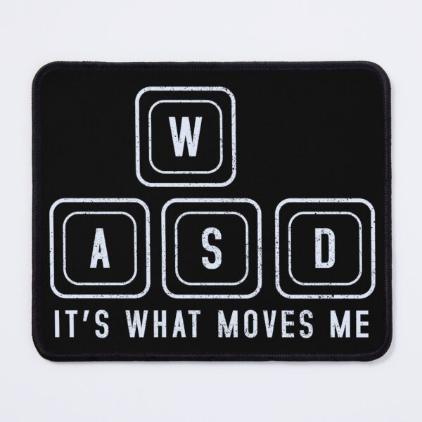 Item preview, Minimal Keyboard Movement Quote Design For Competitive PC Gamers designed and sold by GenioFin.