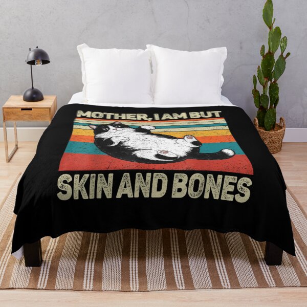 Item preview, Dark Humor Cat Illustration With Skinny Body Irony Quote designed and sold by GenioFin.