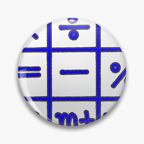 Item preview, Glowing Calculator Function Icons in Grid Layout designed and sold by nighttime1990.
