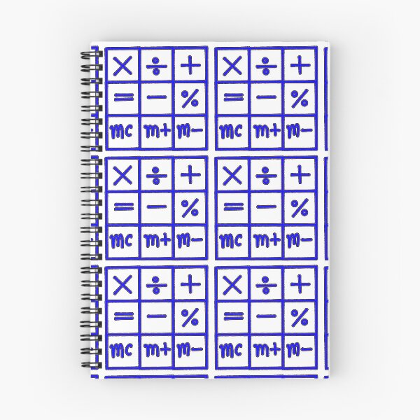 Item preview, Glowing Calculator Function Icons in Grid Layout designed and sold by nighttime1990.