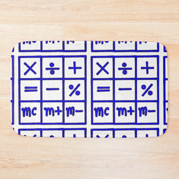 Item preview, Glowing Calculator Function Icons in Grid Layout designed and sold by nighttime1990.