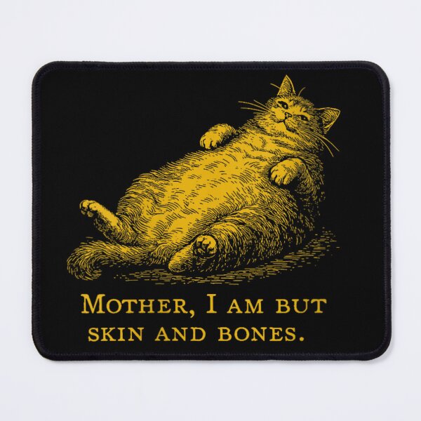 Item preview, Vintage Engraving Style Cat Artwork With Dark Humor Quote designed and sold by GenioFin.