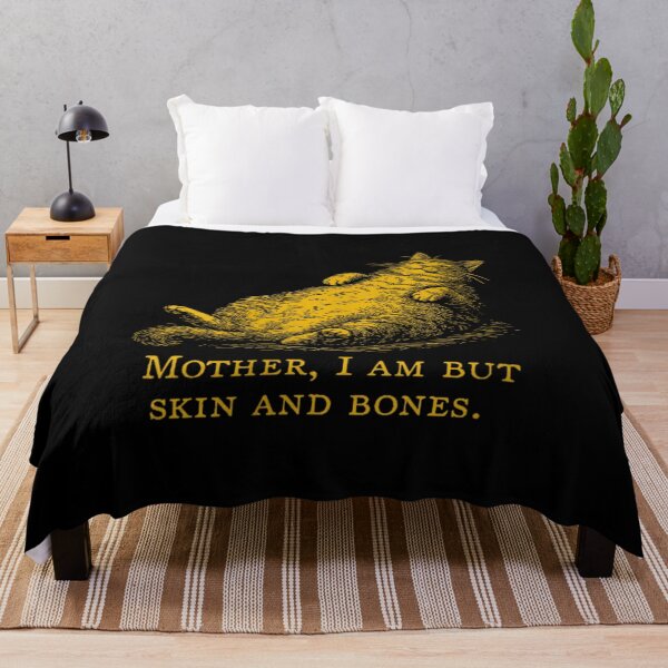 Item preview, Vintage Engraving Style Cat Artwork With Dark Humor Quote designed and sold by GenioFin.
