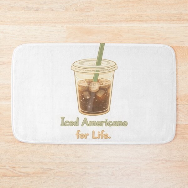 Item preview, Iced Americano for Life | K-Drama Coffee Lover Sticker designed and sold by Soft Seoul Studio.