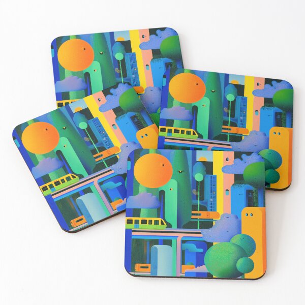 Item preview, Neon Kawaii Metropolis designed and sold by Bearabilia.