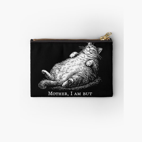 Item preview, Monochrome Cat Illustration Expressing Dark Humor And Existential Irony designed and sold by GenioFin.