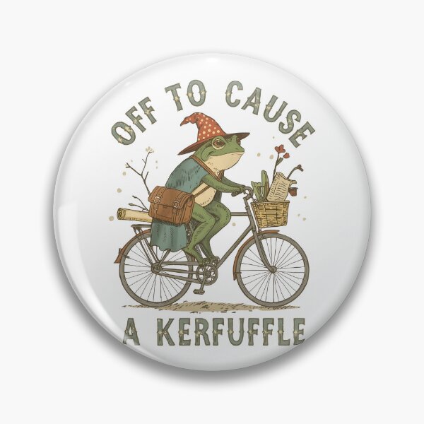 Item preview, Off To Cause Kerfuffle Frog designed and sold by nryum.