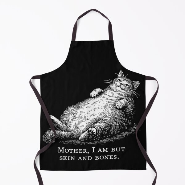 Item preview, Monochrome Cat Illustration Expressing Dark Humor And Existential Irony designed and sold by GenioFin.