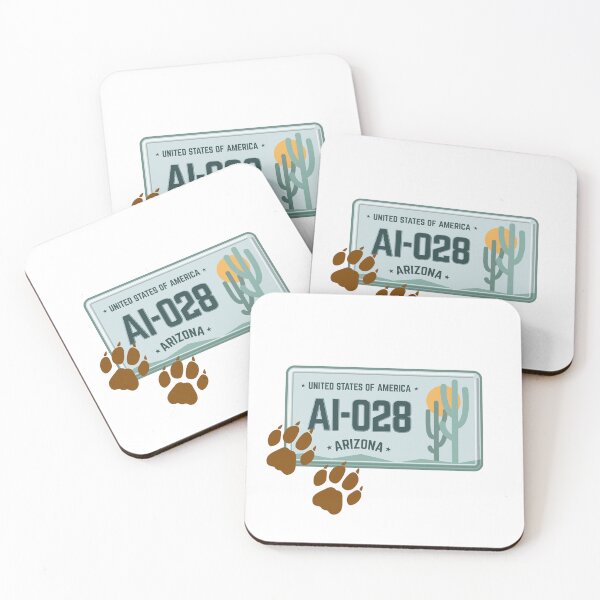 Item preview, Arizona State License Plate designed and sold by QuoteCanvas.TH.
