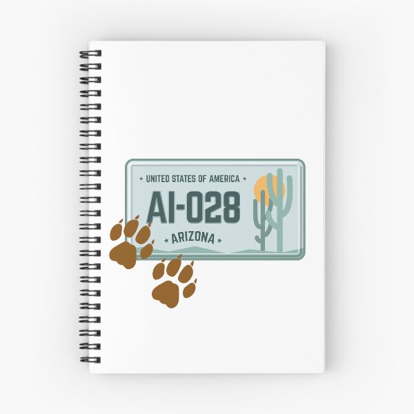 Item preview, Arizona State License Plate designed and sold by QuoteCanvas.TH.