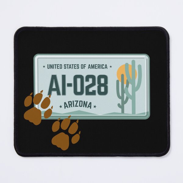 Item preview, Arizona State License Plate designed and sold by QuoteCanvas.TH.