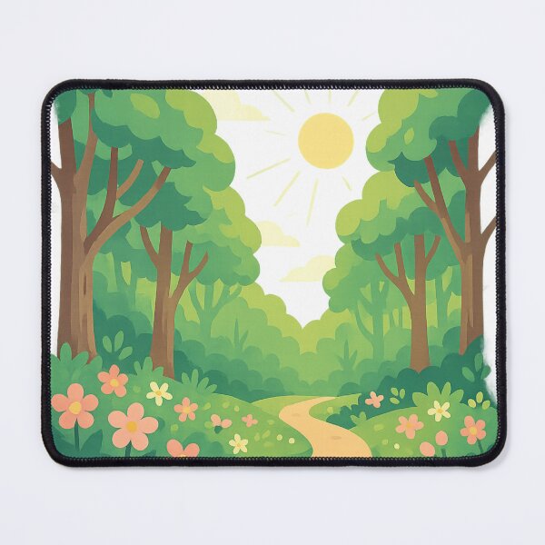 Item preview, Sunlit Forest Path with Blooming Magic designed and sold by MIArt Studio.