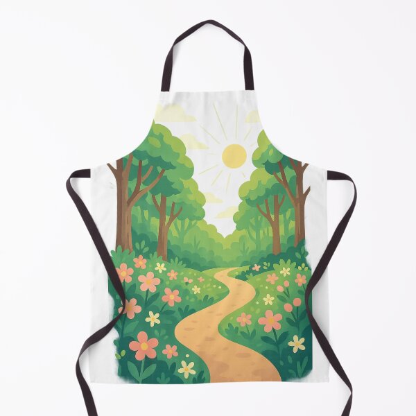 Item preview, Sunlit Forest Path with Blooming Magic designed and sold by MIArt Studio.