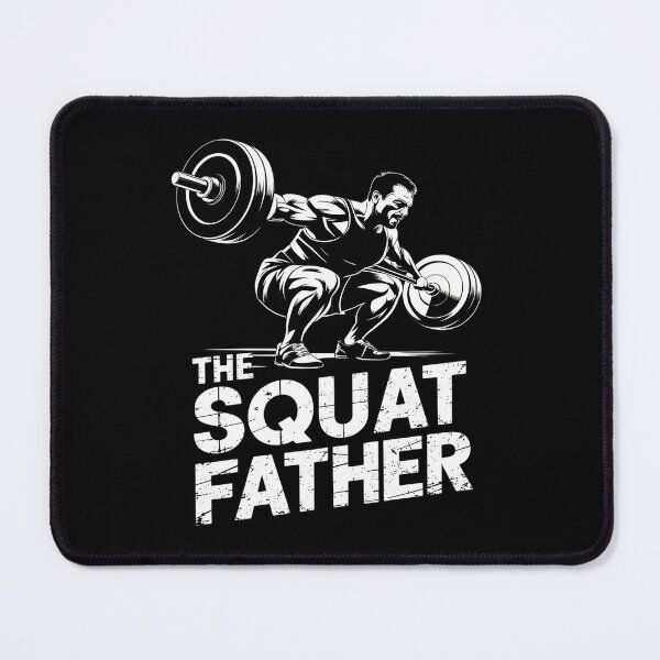 Item preview, The Squat Father Dad Workout Weights Gym Fathers Day designed and sold by MarryIsMonth.