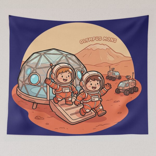 Item preview, Mars Mission: Kids Land on the Red Planet designed and sold by HappySproutArt.