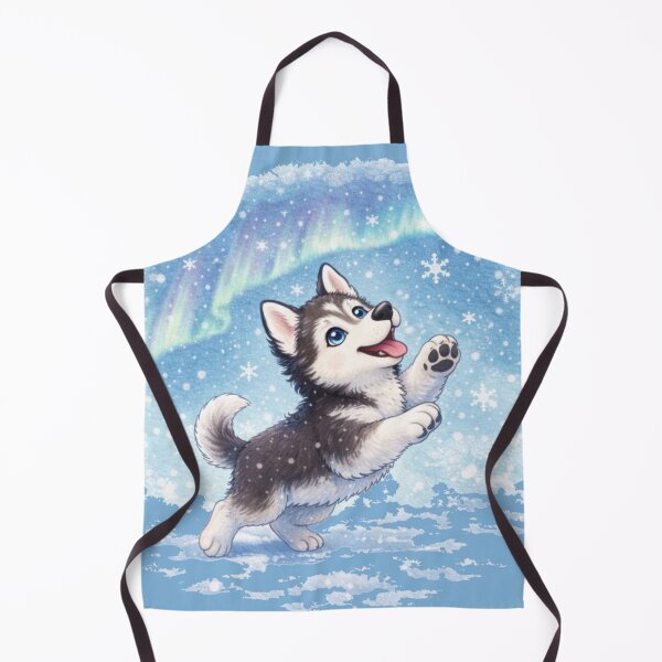 Item preview, Husky Winter Magic Leap – Blue-Eyed Snow Dog Mom Shirt designed and sold by dogmomtees.