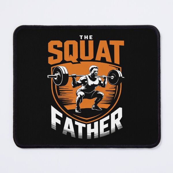 Item preview, The Squat Father Weightlifting Fitness Gym Fathers Day 1 designed and sold by MarryIsMonth.