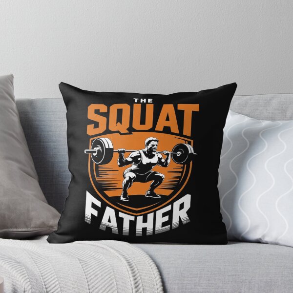 Item preview, The Squat Father Weightlifting Fitness Gym Fathers Day 1  designed and sold by MarryIsMonth.