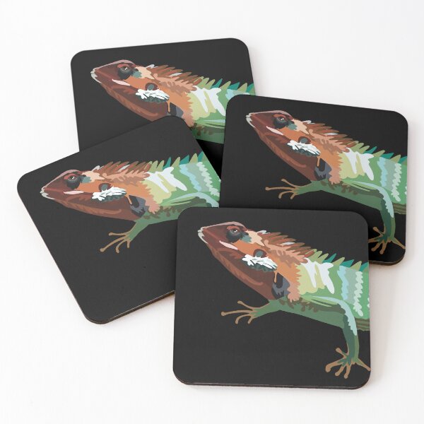 Item preview, F is for Forest Dragon, Forest Dragon | Reptile & Wildlife Art Design designed and sold by PrettylittlepastelUk.