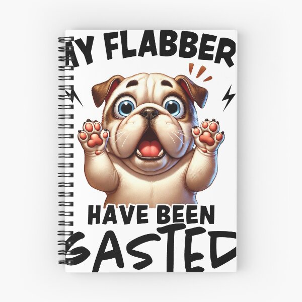 Item preview, My Flabbers Have Been Gasted – Happy Dog Reaction Art designed and sold by FashionableDesign.