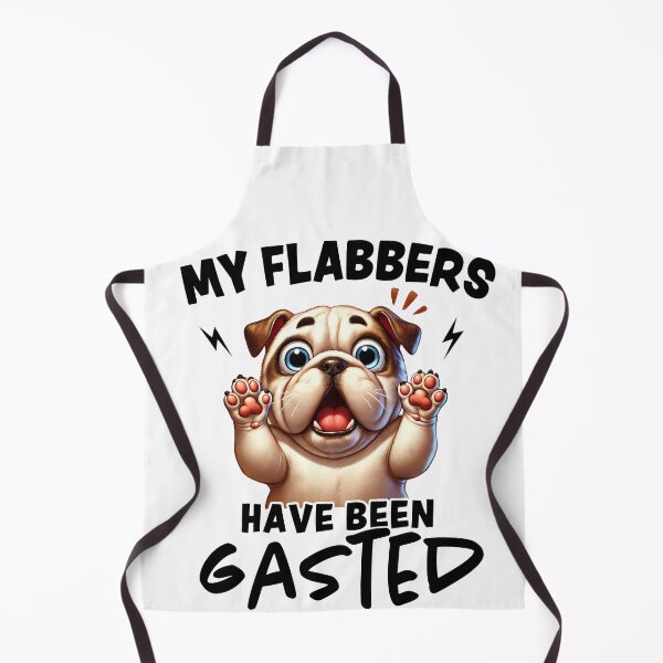 Item preview, My Flabbers Have Been Gasted – Happy Dog Reaction Art designed and sold by FashionableDesign.