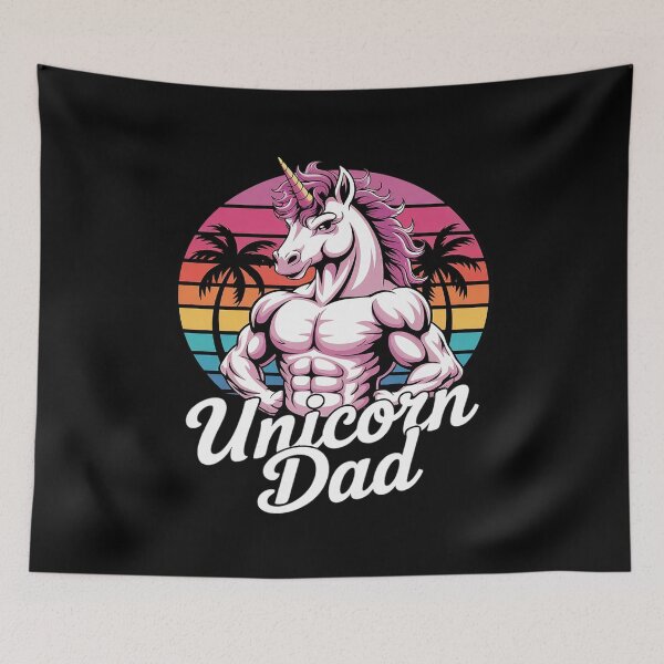 Item preview, Unicorn Dad Unicorns Gym Workout Father's Day  designed and sold by MarryIsMonth.