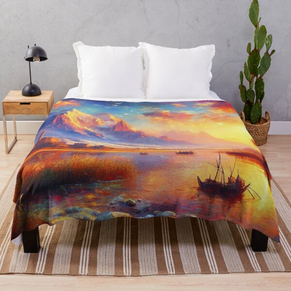 Item preview, Waves of Light – A Surreal Seaside Escape designed and sold by Okmanoo.