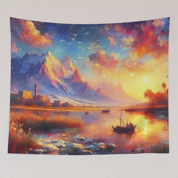 Item preview, Waves of Light – A Surreal Seaside Escape designed and sold by Okmanoo.