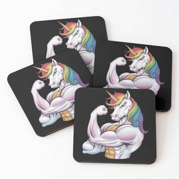 Item preview, Unicorn With Muscle Birthday Fathers Day Gym 1  designed and sold by MarryIsMonth.