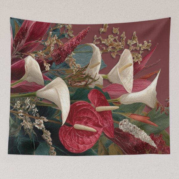 Item preview, Crimson Grace: A Botanical Reverie designed and sold by NewSeeN_SoftWare&ImageRy.