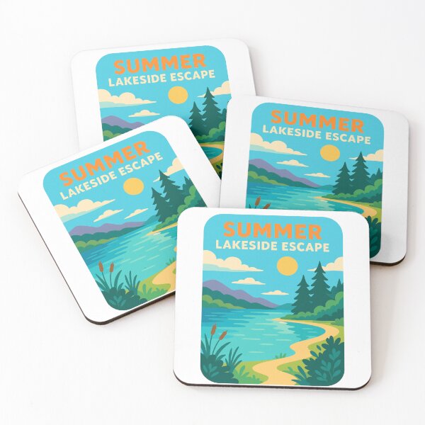 Item preview, Summer Lakeside Escape with Glowing Path designed and sold by MIArt Studio.