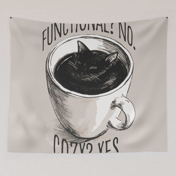 Item preview, Functional No Cozy Yes – Cozy Failure Humor T-Shirt designed and sold by low-standards.