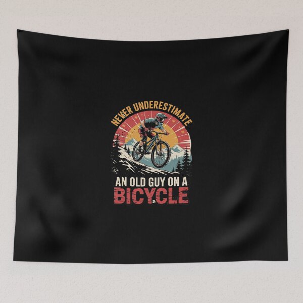 Item preview, Never Underestimate An Old Guy On A Bicycle 13  designed and sold by SyntaxClaw.