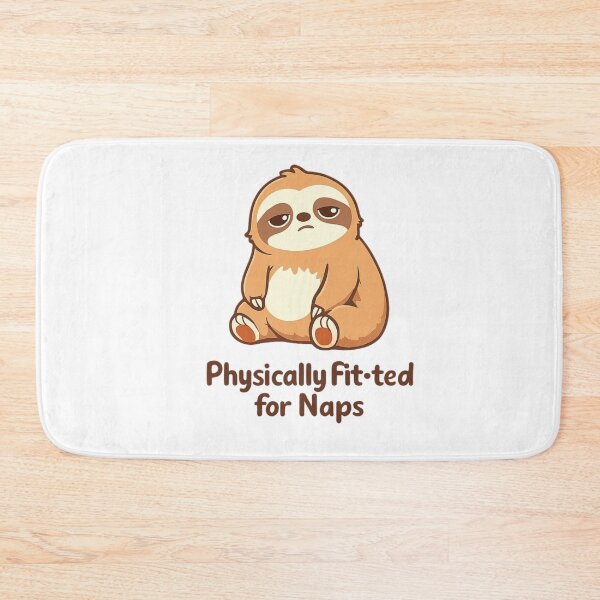 Item preview, Physically Fit-ted for Naps Sloth – Cute Funny Lazy Animal T-Shirt designed and sold by BShop20 – Cute Funny Tees & Gifts.