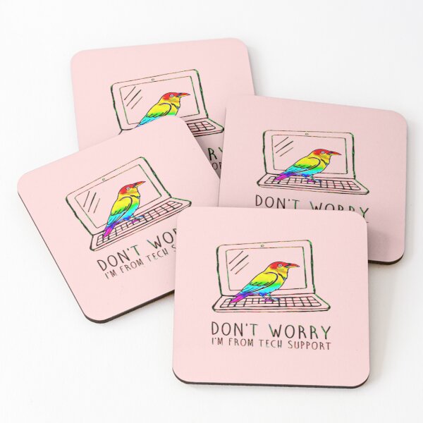 Item preview, I’m From Tech Support Rainbow Raven Laptop 01 designed and sold by creativerooney.