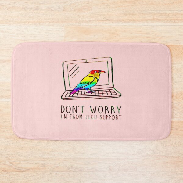 Item preview, I’m From Tech Support Rainbow Raven Laptop 01 designed and sold by creativerooney.