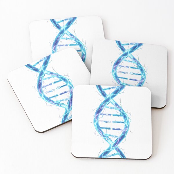 Item preview, Neon DNA Strand - Vertical Cyberpunk Genetics designed and sold by MYF Digital Design .