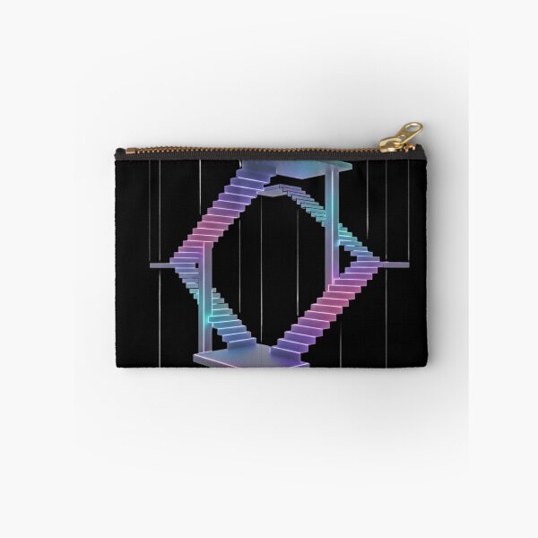 Item preview, Escher Stairs Infinity – Impossible Neon Geometry designed and sold by Tily360.