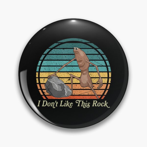 Item preview, I Don't Like This Rock Marcus The Worm Funny Meme designed and sold by ivotee.