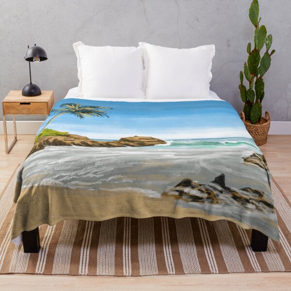 Item preview, Tranquil Tropics: Palm Shoreline Escape designed and sold by denip.