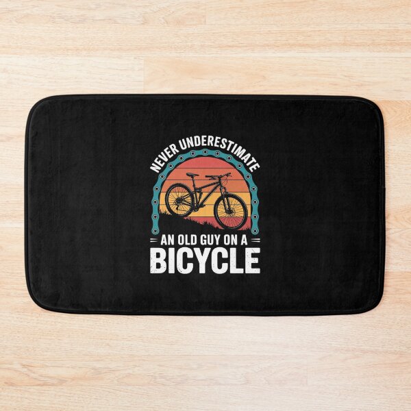 Item preview, Never Underestimate An Old Guy On A Bicycle Cycling Bike9  designed and sold by AquaKiev.